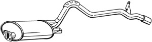 Takaäänenvaimentaja, MITSUBISHI L200, MR127383, XR127383