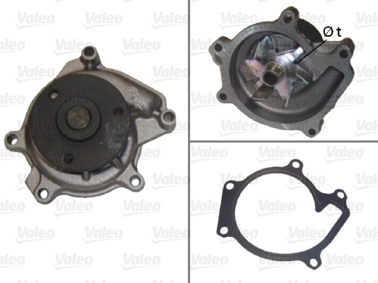 Vesipumppu VALEO 506707