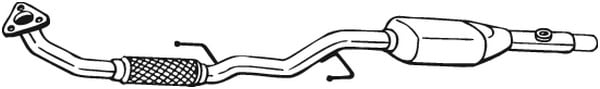 Jälkiasennuskatalysaattori BOSAL 090-151