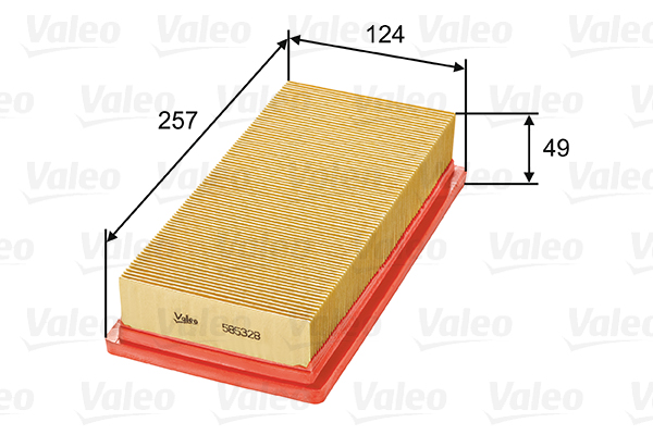 Ilmansuodatin VALEO 585328