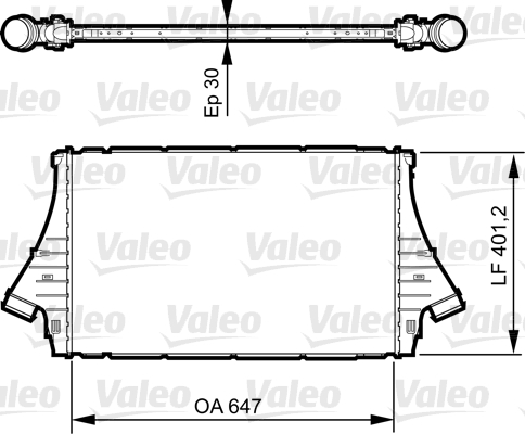 Välijäähdytin VALEO 818840