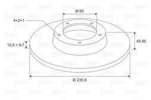 Jarrulevy, Etuakseli, OPEL,VAUXHALL, 569030, 90008005