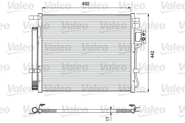 Lauhdutin, ilmastointilaite VALEO 814404