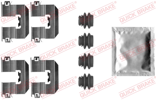 Tarvikesarja, jarrupala QUICK BRAKE 109-0080
