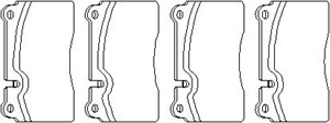 Jarrupalasarja, levyjarru, Edessä, VW TOUAREG, 7L6 698 151E, 7L6 698 151J