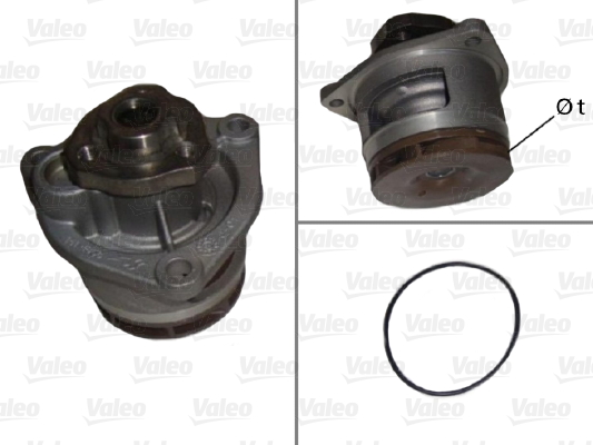 Vesipumppu VALEO 506657