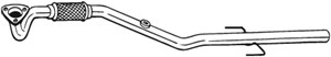 Pakoputki, Edessä, OPEL SIGNUM Halvkombi, VECTRA C, VECTRA C GTS, VECTRA C Kombi, VAUXHALL SIGNUM, VECTRA Mk II, 24447469, 5854188