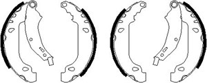 Jarrukenkäsarja, Takana, DACIA LOGAN, SANDERO, RENAULT CLIO II, CLIO Skåp/halvkombi II, LOGAN I, SANDERO/STEPWAY I, THALIA I, THALIA II,