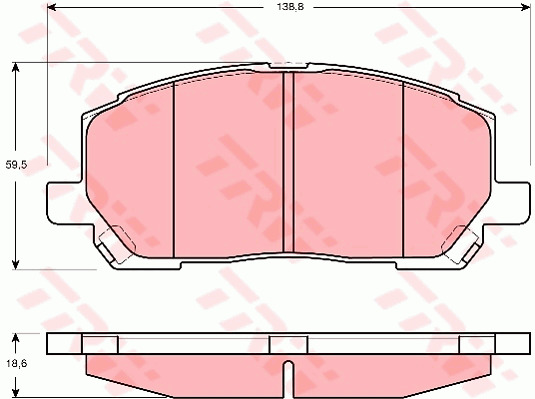 Jarrupalasarja, levyjarru TRW GDB3286