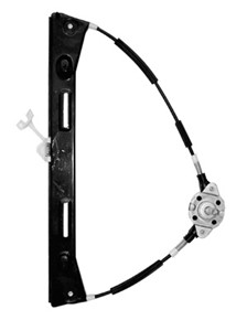Lasinnostin, Eteen, vasen, FIAT PANDA, PANDA Skåp/halvkombi, 0000046803650, 46803650