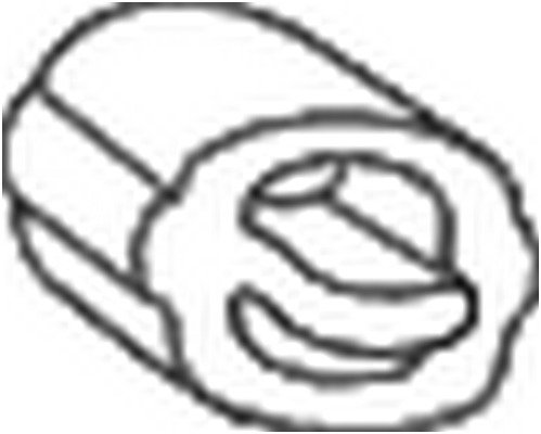 Kumisuikale, pakoputkisto BOSAL 255-919