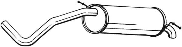 Takaäänenvaimentaja BOSAL 233-635