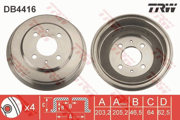 Jarrurumpu TRW DB4416