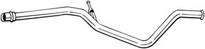 Pakoputki, Keskellä, CITROËN C4 I, C4 Coupé, C4 Skåp/halvkombi I, PEUGEOT 307, 307 CC, 1717CK