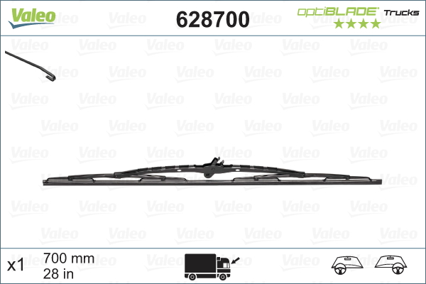 Pyyhkijänsulka VALEO 628700
