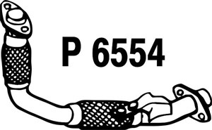 Pakoputki, Edessä, TOYOTA COROLLA, COROLLA Compact, COROLLA Kombi, COROLLA Liftback, 174710-6400