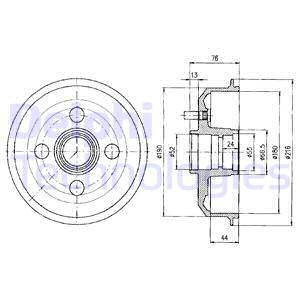 Jarrurumpu DELPHI BF329