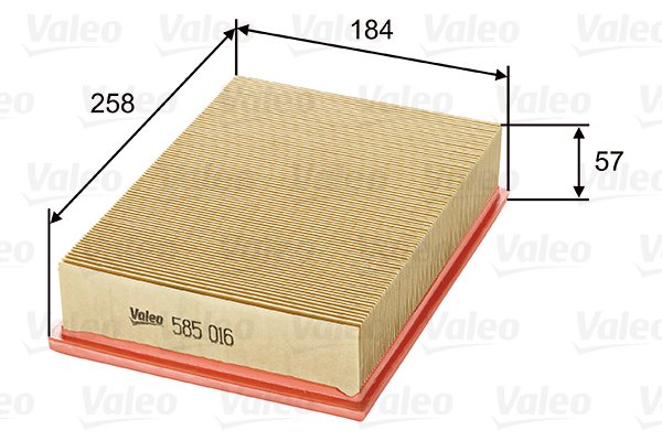 Ilmansuodatin VALEO 585016