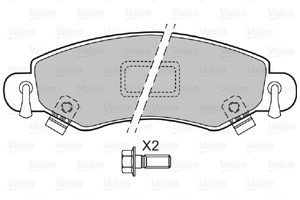 Jarrupalasarja, levyjarru, Etuakseli, OPEL,SUBARU,SUZUKI,VAUXHALL, 1605976, 4704578, 4706748, 4706835, 5581083E00, 55810-83E00, 5581084E