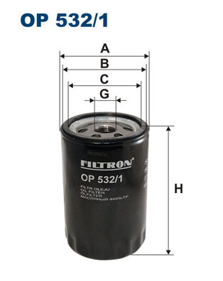 Öljynsuodatin FILTRON OP 532/1