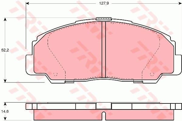 Jarrupalasarja, levyjarru TRW GDB1135
