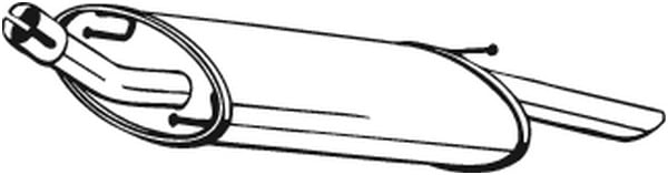 Takaäänenvaimentaja BOSAL 154-955