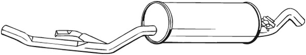 Takaäänenvaimentaja BOSAL 283-123