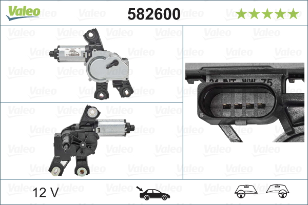 Wiper Motor VALEO 582600