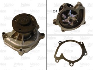 Vesipumppu, TOYOTA YARIS, 1610009140, 16100-09140, 1610009141, 16100-09141, 1610029125, 16100-29125