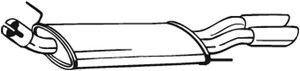 Takaäänenvaimentaja, VW GOLF III, GOLF Van III, 1H6253609AK, 1H6253609H