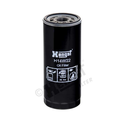 Öljynsuodatin HENGST FILTER H14W22