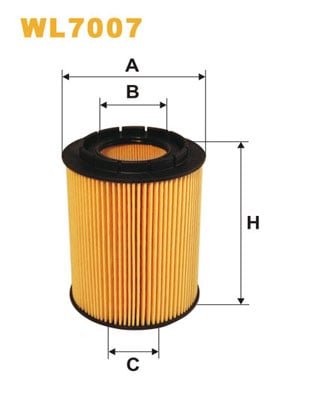 Öljynsuodatin WIX FILTERS WL7007