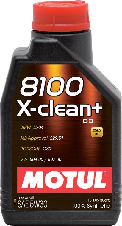 Moottoriöljy MOTUL 8100 X-CLEAN+ 5W30 1L