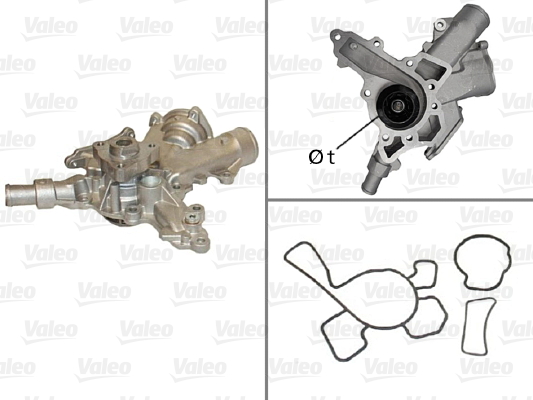 Vesipumppu VALEO 506601