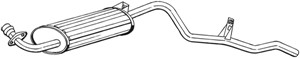 Takaäänenvaimentaja, MITSUBISHI PAJERO I, PAJERO Canvas Top I, MB313490, MB376490, MB376580, MB577058, MB577361