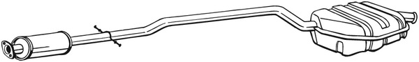 Takaäänenvaimentaja BOSAL 290-159