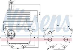 Öljynjäähdytin, moottoriöljy, AUDI,SEAT,SKODA,VW, 06J117021D, 06J117021J, 06J117021P, 06J117021Q