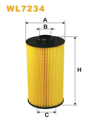 Öljynsuodatin WIX FILTERS WL7234
