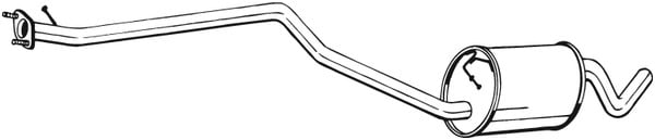 Keskipönttö BOSAL 290-089