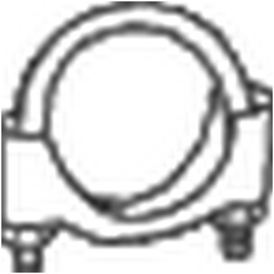 Pidike, pakoputkisto BOSAL 250-238