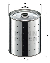 Öljynsuodatin MANN-FILTER PF 1155 k