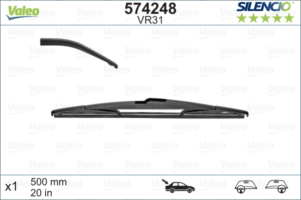 Pyyhkijänsulka VALEO 574248