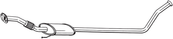 Keskipönttö BOSAL 287-615