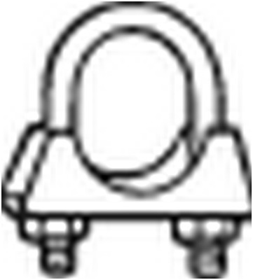 Pidike, pakoputkisto BOSAL 250-845