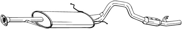 Takaäänenvaimentaja BOSAL 287-511