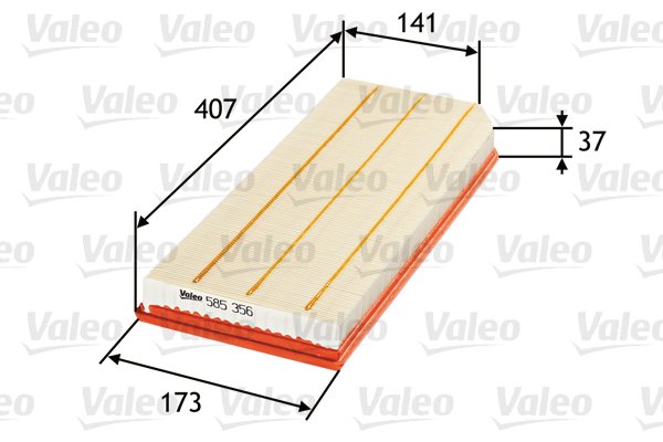 Ilmansuodatin VALEO 585356