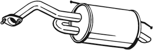 Takaäänenvaimentaja BOSAL 128-001