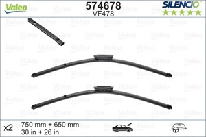 Pyyhkijänsulka, Edessä, RENAULT GRAND SCÉNIC III, SCÉNIC III, 28 89 024 84R, 288901421R, 288902484R, 288903710R