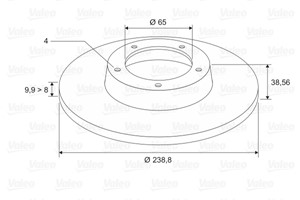 Jarrulevy, Etuakseli, Taka-akseli, AUDI,SEAT,VW, 811615301, 811615301B