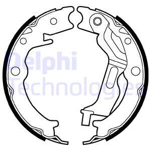 Jarrukenkäsarja, seisontajarru DELPHI LS2025